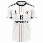 Custom White Football Jersey – Personalised Soccer Shirt | Custom Team Kit with Logos, Names & Numbers | Premium Sublimated Sportswear