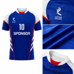 Custom Blue Football Jersey – Personalised Soccer Shirt | Custom Team Kit with Logos, Names & Numbers | Premium Sublimated Sportswear - Image 5