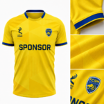 Custom Yellow Football Jersey – Personalised Soccer Shirt | Custom Team Kit with Logos, Names & Numbers | Premium Performance Sportswear - Image 6