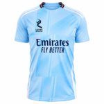 Custom Sky Blue Football Jersey – Personalised Soccer Shirt | Custom Colours, Logos, Names & Team Design | Premium Sportswear