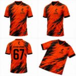 Personalised Men's Football Jersey | Custom Soccer Shirt with Team Badge, Player Name, Number & Sponsors - Image 3