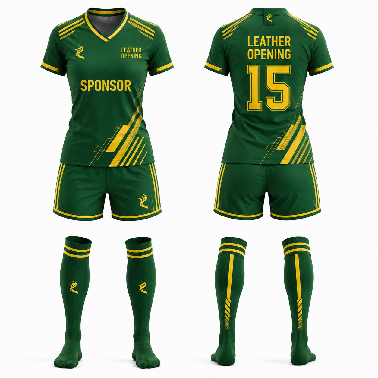 Soccer Uniform 13 Post 1.jpg Women's Personalised Soccer Kit | Custom Football Shirt, Shorts & Socks with Club Branding - Image 1