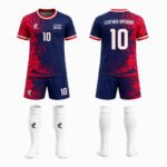 Custom Boys Football Kit | Personalised Kids Soccer Jersey, Shorts & Socks with Team Logo & Number