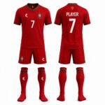 Personalised Football Uniform Set | Custom Soccer Jersey, Shorts & Socks with Club Logo, Player Name & Team Colours