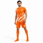 Personalised Men's Soccer Kit | Custom Football Jersey & Shorts with Team Logo, Name, Number & Sponsors - Image 2