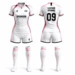Custom Women's Soccer Kit with Socks | Personalised Ladies Football Jersey, Shorts & Socks