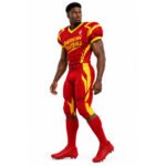 Custom American Football Uniform | Personalised Football Jersey & Pants with Team Logo, Name, Number & Colours - Image 4
