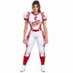 Custom Women's American Football Uniform | Personalised Jersey & Pants with Team Logo, Name, Number & Sponsor - Image 6