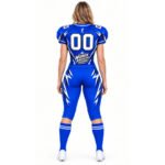 Custom Women's American Football Uniform | Personalised Team Jersey & Pants with Name, Number, Logo & Sponsor - Image 3