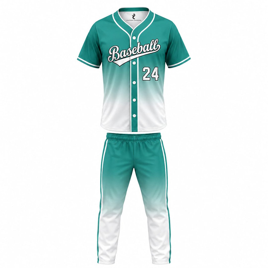 BASEBALL UNIFORM 1 SHOOT 1.jpg Custom Men's Baseball Uniform | Personalised Baseball Jersey & Pants with Team Logo, Name, Number & Sponsor - Image 1