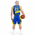 Men's Custom Basketball Uniform | Personalised Basketball Jersey & Shorts with Team Logo, Name & Number - Image 6