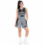 Women's Basketball Uniform Set | Custom Basketball Jerseys & Shorts with Team Logo and Player Number - Image 3