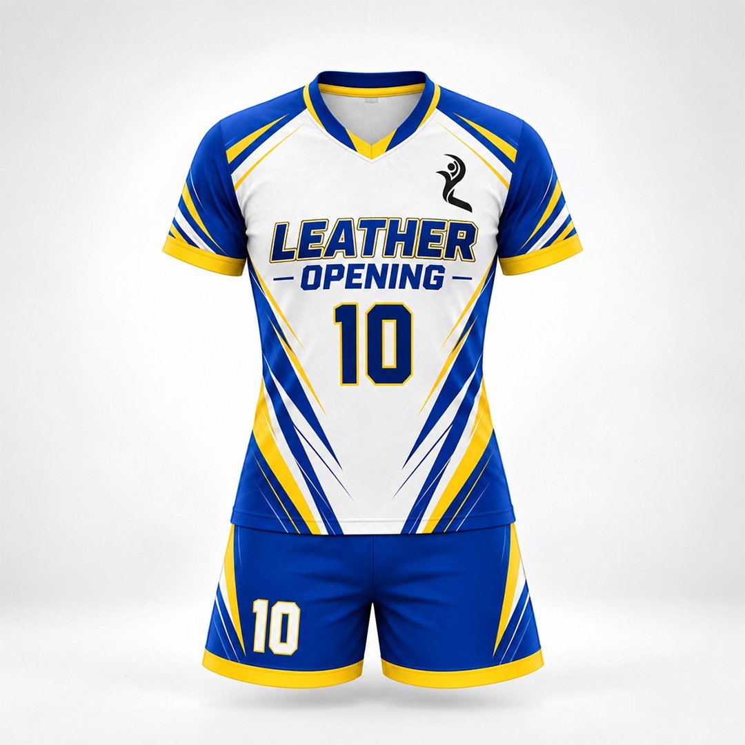 VOLLEYBALL UNIFORM 2 SHOOT 1.jpg Women's Volleyball Apparel | Custom Team Jerseys, Shorts & Personalised Courtwear - Image 1