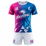 Men's Volleyball Uniform Set | Custom Court Jerseys & Shorts with Club Logo