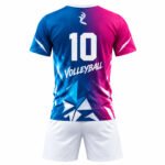 Men's Volleyball Uniform Set | Custom Court Jerseys & Shorts with Club Logo - Image 2